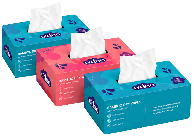 Bamboo Dry Wipes